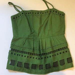 Green "MAEVE" tank blouse